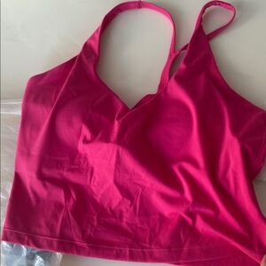 LSKD Sports Bra Tank Top – Hot Pink (NWT) size L